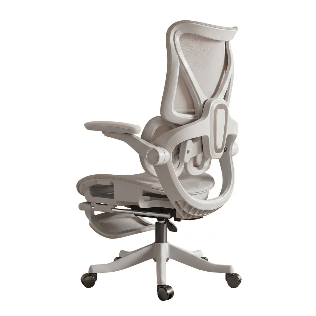 GUFOO YZ-1005 Ergonomischer Bürostuhl mit Fußstütze