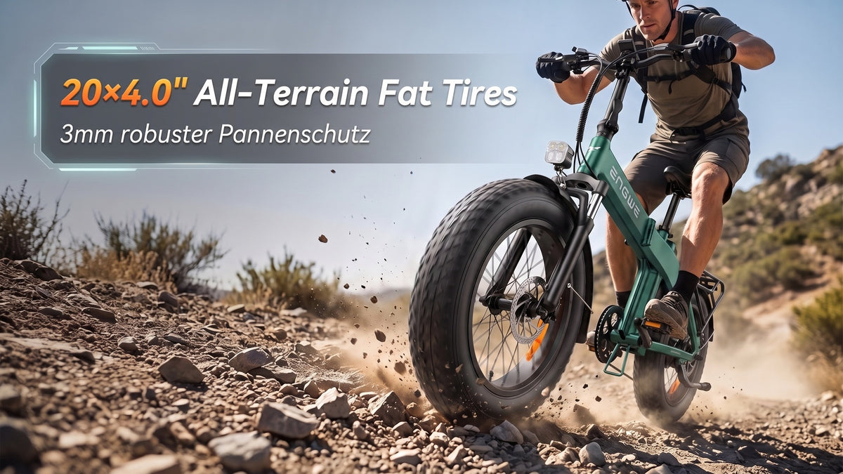 All-Terrain Capability (20x4.0 Fat Tires & Suspension)