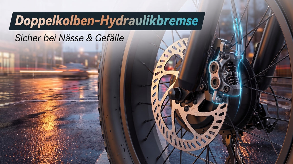 Safety & Braking (Dual-Piston Hydraulic Disc Brakes)